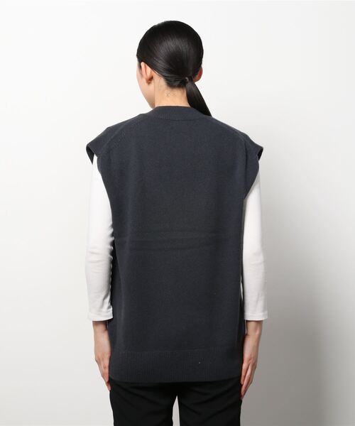 UNITED ARROWS ニットベスト ウールカシミヤ アクア ニットベスト