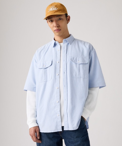Levi's（リーバイス） シャツ 半袖 パシフィカ ルーズシャツ メンズ