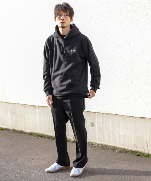 「ZIP FIVE」 プルオーバーパーカー LARGE ホワイト レディース_画像3