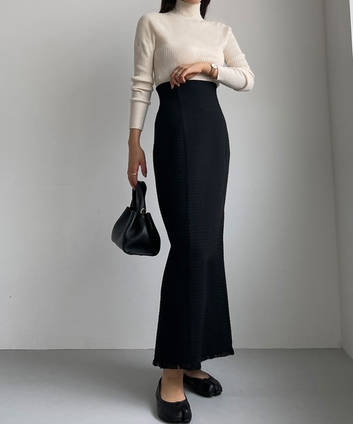 「Louere」 タイトスカート LARGE モカ レディース_画像4