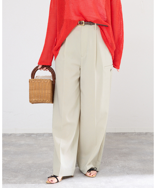 イエナ　パンツ IENA（イエナ） スラックス パンツ ハイツイストツイルスラックス