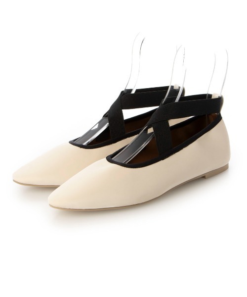 「EVOL」 フラットパンプス 23.0cm ブラック レディース_画像9