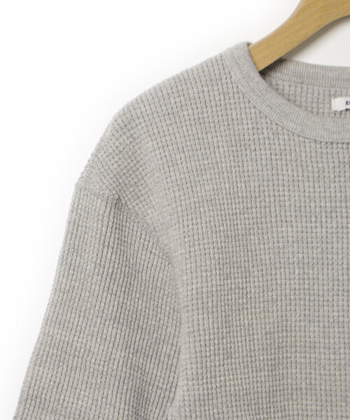 「FUMIKA_UCHIDA」 7分袖カットソー M グレー レディース_画像5