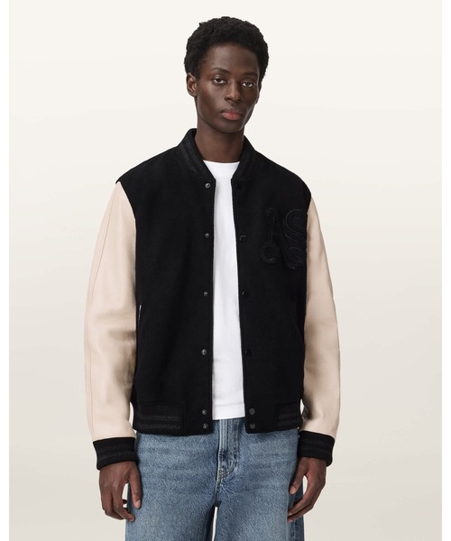 ALLSAINTS（オールセインツ） スタジャン HOLLOWAY BOMBER JACKET