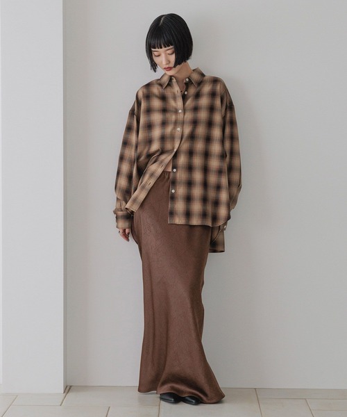 「LOWRYS FARM」 長袖シャツ FREE ブラック レディース_画像4