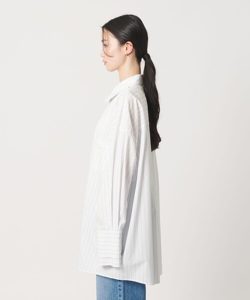 PROVOKEプロヴォーク Super big stripeシャツ PROVOKE/プロヴォーク】Super big stripeシャツ（シャツ／ブラウス