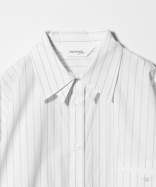 PROVOKEプロヴォーク Super big stripeシャツ PROVOKE/プロヴォーク】Super big stripeシャツ（シャツ／ブラウス