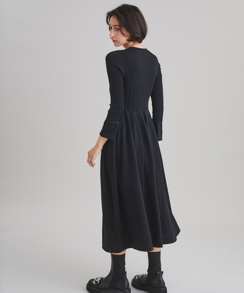 「GRACE CONTINENTAL」 長袖ワンピース 36 グリーン レディース_画像5