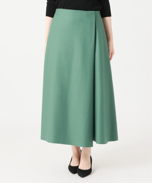 「IENA」 フレアスカート 36 オレンジ レディースの画像9