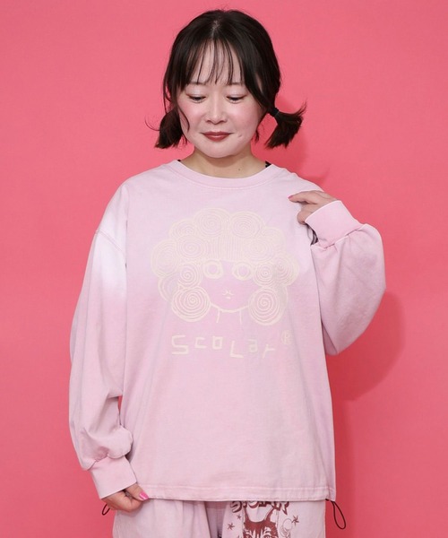 ScoLar（スカラー） トレーナー スウェット スカラーちゃん柄