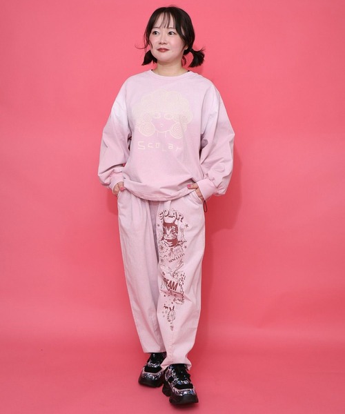 ScoLar（スカラー） トレーナー スウェット スカラーちゃん柄