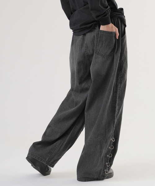 「Theater code」 デニムパンツ FREE ブラック メンズ_画像5