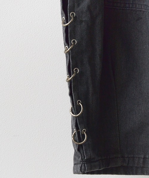 「Theater code」 デニムパンツ FREE ブラック メンズ_画像9