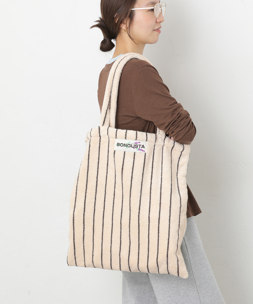 BONGUSTA トートバッグ 「BONGUSTA/ボングスタ」NARAM STRIPED トート