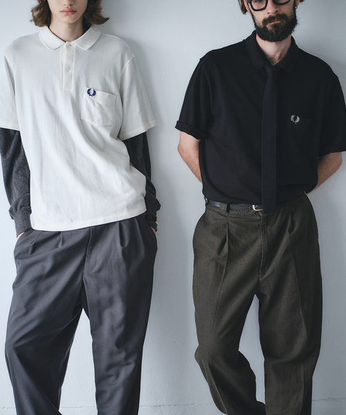 FRED PERRY（フレッドペリー） ポロシャツ 別注 ポケット ポロ シャツ