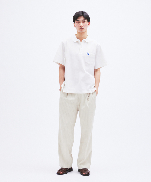 FRED PERRY（フレッドペリー） ポロシャツ 半袖 別注 ポケット ポロ