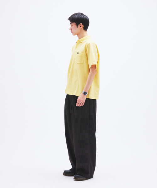 フレッドペリーFRED PERRY ノースリーブポロシャツ ポロシャツ　イエロー カラー/イエロー | FRED PERRY JAPAN | フレッドペリー日本公式サイト