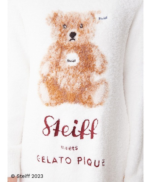 gelato pique（ジェラートピケ） ニットワンピース FREE ホワイト