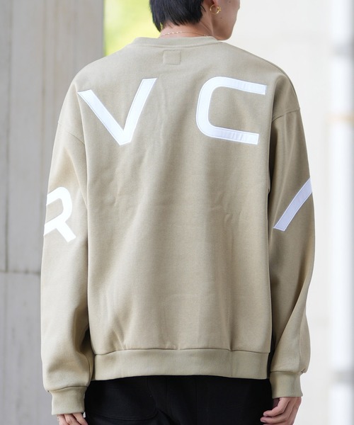 RVCA（ルーカ） スウェットカットソー M ベージュ メンズ : ZOZOTOWN 