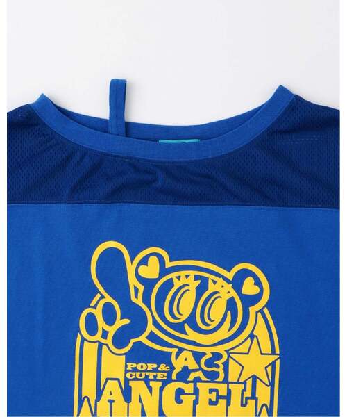エンジェルブルー　子供用Tシャツ　140cm NARUMIYA CHARACTERS（ナルミヤキャラクターズ） tシャツ 「エンジェル