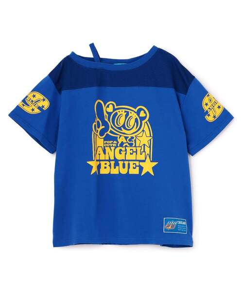 エンジェルブルー　子供用Tシャツ　140cm NARUMIYA CHARACTERS（ナルミヤキャラクターズ） tシャツ 「エンジェル
