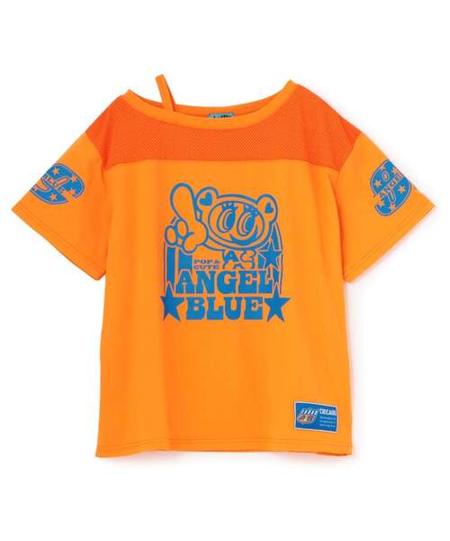 エンジェルブルー　子供用Tシャツ　140cm NARUMIYA CHARACTERS（ナルミヤキャラクターズ） tシャツ 「エンジェル