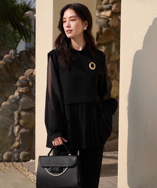 「DRESS PLUS」 パンツ S ブラック レディース_画像9