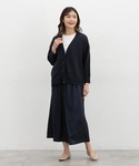 ワイドパンツ パンツ ロングガウチョパンツ レ...の詳細画像4