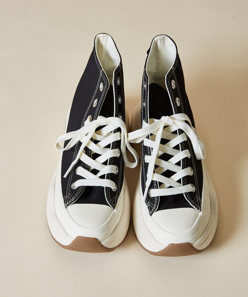 「CONVERSE」 ハイカットスニーカー 24.0cm サックスブルー レディースの画像