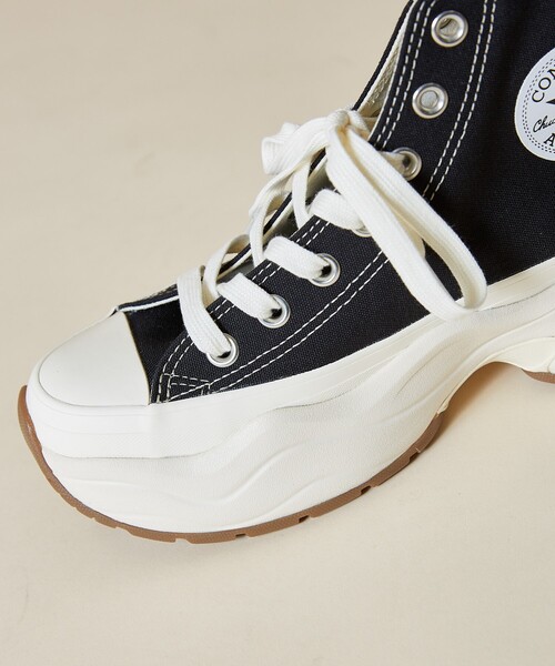 「CONVERSE」 ハイカットスニーカー 24.0cm サックスブルー レディースの画像