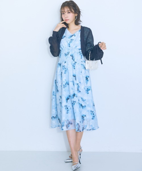 「marun」 「SMILELAND」半袖ワンピース L ホワイト レディース_画像6