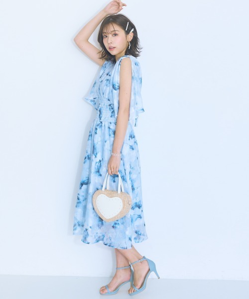 「marun」 「SMILELAND」半袖ワンピース L ホワイト レディース_画像8