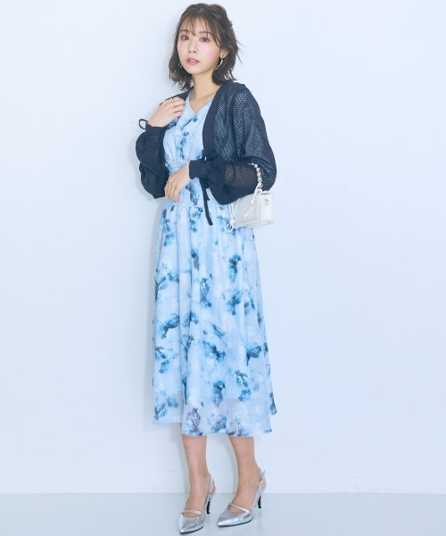 「marun」 「SMILELAND」半袖ワンピース L ホワイト レディース_画像9
