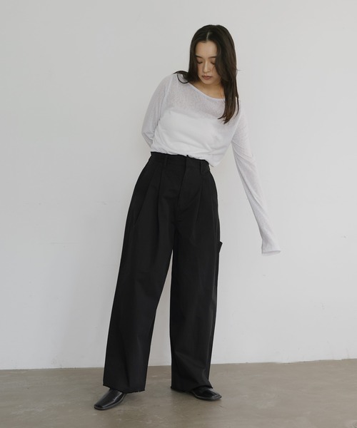hellam（ヘラム） パンツ 綿ツイルペインターパンツ レディース