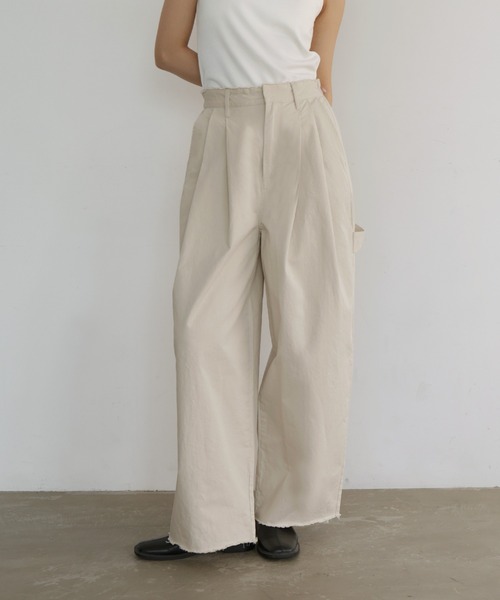 hellam（ヘラム） パンツ 綿ツイルペインターパンツ レディース