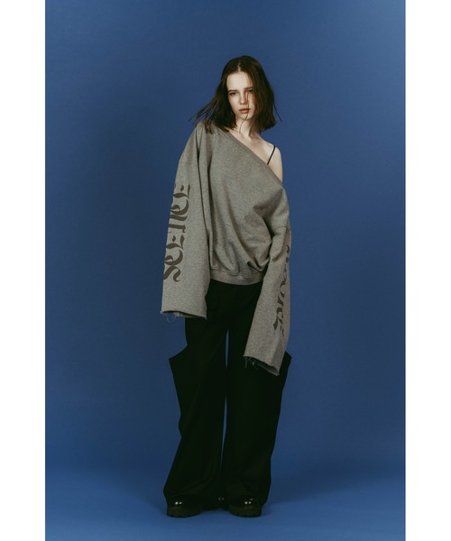 Knuth Marf（クヌースマーフ） トレーナー スウェット off shoulder