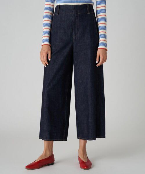 「MACPHEE」 デニムパンツ 32 ブルー レディース