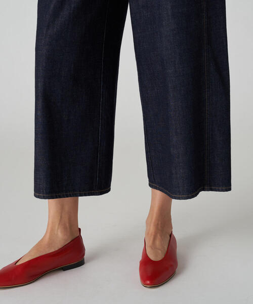 「MACPHEE」 デニムパンツ 32 ブルー レディース