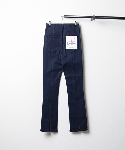 「CIMARRON」 デニムパンツ 26 インディゴブルー レディース_画像4