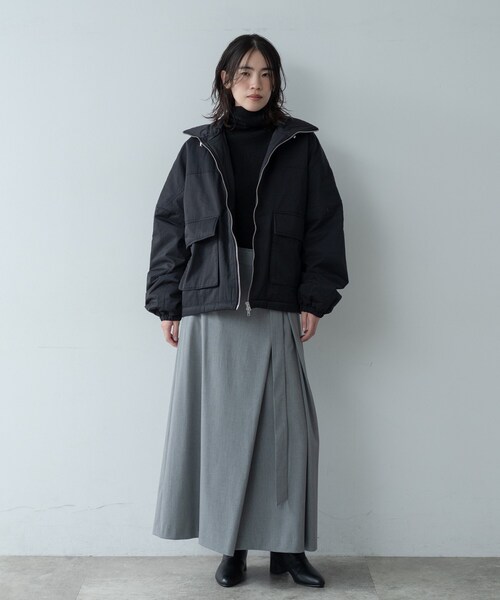 「GALLEST」 ロングスカート 40 ベージュ レディース_画像2