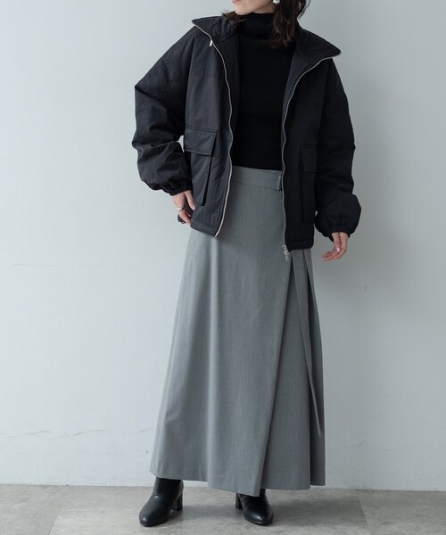 「GALLEST」 ロングスカート 40 ベージュ レディース_画像4