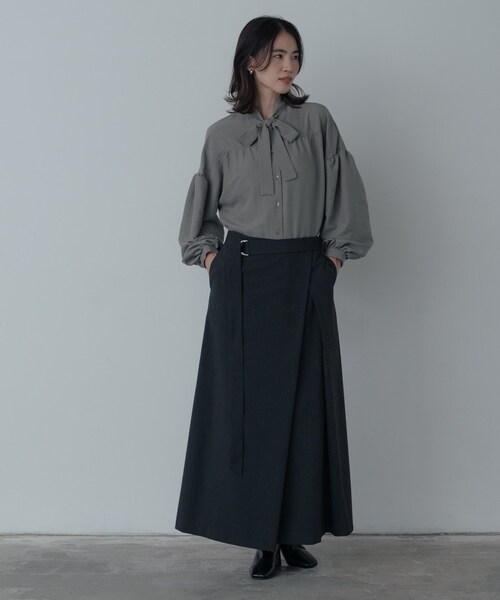 「GALLEST」 ロングスカート 40 ベージュ レディース_画像8