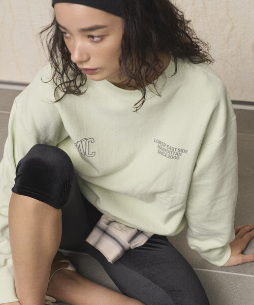 「AMERICANA」 スウェットカットソー ONE SIZE オフホワイト レディース_画像2