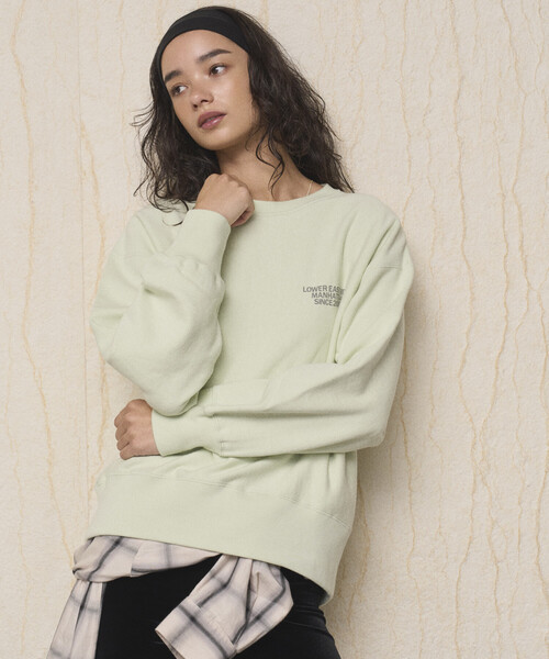 「AMERICANA」 スウェットカットソー ONE SIZE オフホワイト レディース_画像3
