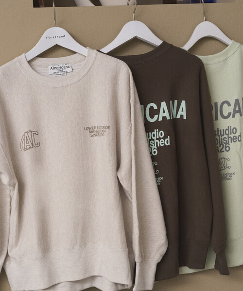 「AMERICANA」 スウェットカットソー ONE SIZE オフホワイト レディース_画像6