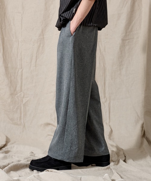 「WETTEMPT」 スラックス LARGE グレー メンズ_画像6