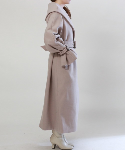 「ASTORIA ODIER」 トレンチコート MEDIUM ブラック レディース_画像3