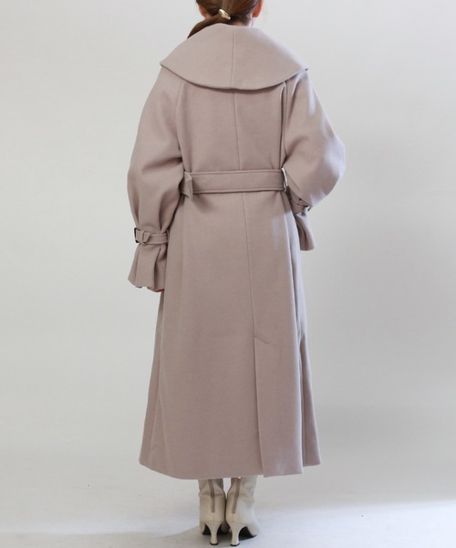 「ASTORIA ODIER」 トレンチコート MEDIUM ブラック レディース_画像4