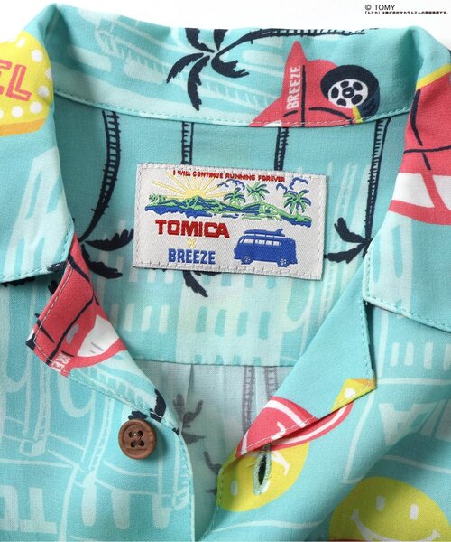 BREEZE（ブリーズ） ブラウス シャツ TOMICA×BREEZE アロハシャツ