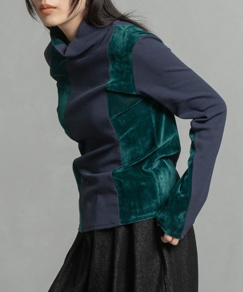「MARECHAL TERRE」 長袖カットソー MEDIUM ブラウン レディース_画像2